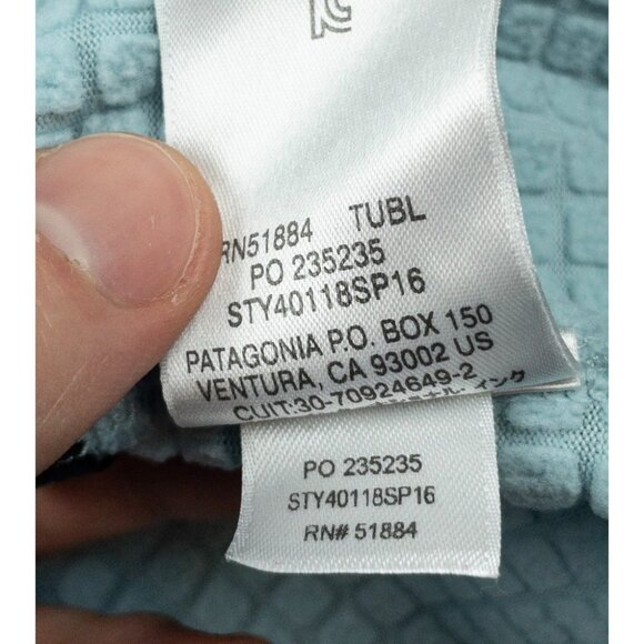 Patagonia R1 Regulator Fleece Jacket Women's Medium Blue 1/4 Zip Pullover 40118 - Picture 9 of 13